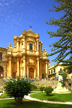 The Church of San Domenico, Noto, Sicily, Italy, Europe