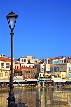 The Venetian Harbour, Chania, Crete, Greek Islands, Greece, Europe