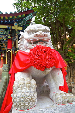 Chinese Guardian Lion, Hong Kong, China, Asia