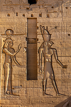 The Second Pylon of The Temple of Isis at the Philae Temple Complex, UNESCO World Heritage Site, Agilkia Island, Aswan, Egypt, North Africa, Africa