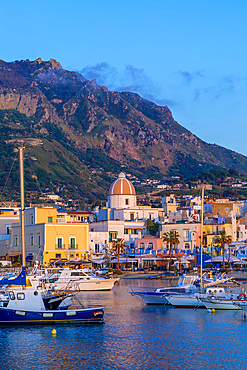 Marina de Forio, Forio Harbour and Beach, Forio, Island of Ischia, Campania, Italy, Europe