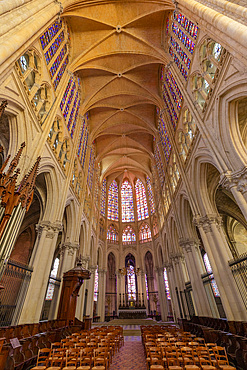 Tours Cathedral (Cathedrale Saint-Gatien de Tours), Tours, Loire Valley, France, Europe