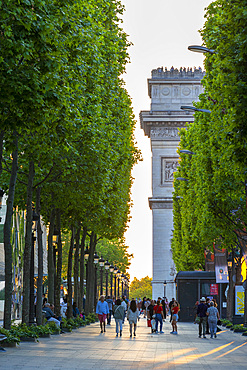 Arc De Triomphe, Paris, France, Europe