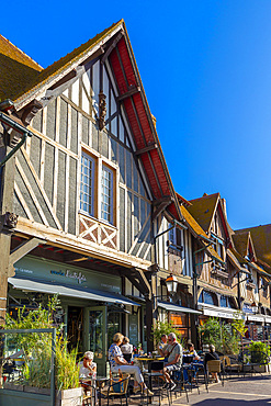 Restaurant in Deauville, Deauville, Normandy, France, Europe