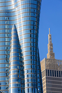 Close Up of Doha Skyline, Doha, Qatar, Middle East