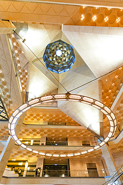 Interior of Museum of Islamic Art, Doha, Qatar, Middle East