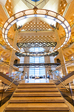 Interior of Museum of Islamic Art, Doha, Qatar, Middle East