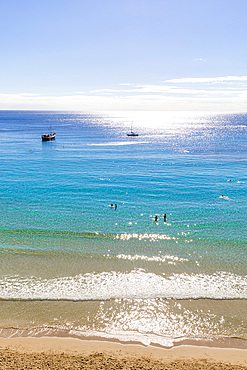 Cala Llenya Beach, Ibiza, Balearic Islands, Spain