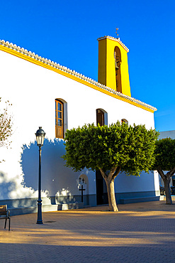 Santa Gertrudis de Fruitera Church, Santa Gertrudis de Fruitera, Ibiza, Balearic Islands, Spain, Mediterranean, Europe