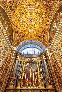 Chapel of the Langue of Auvergne in St. John's Co-Cathedral, Valletta, Malta, Southern Europe