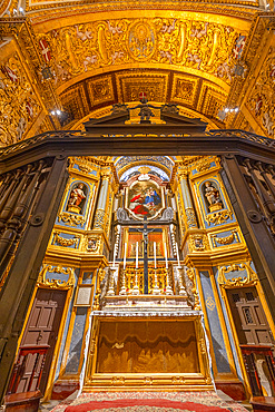 The Chapel of the Anglo-Bavarian Langue in St. John's Co-Cathedral, Valletta, Malta, Southern Europe