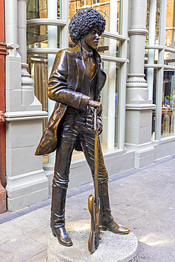 Statue of Phil Lynott, Dublin, Republic of Ireland, Europe
