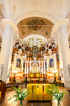 Interior of St. John the Baptist and St. John the Apostle and Evangelist, Vilnius, Lithuania, Northern Europe