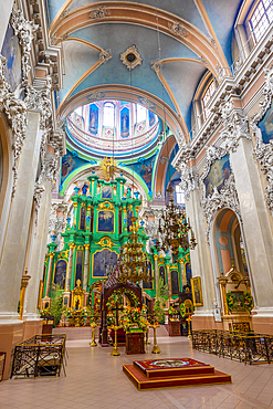 The Interior of the Orthodox Church of the Holy Spirit, Vilnius, Lithuania, Northern Europe