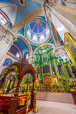 The Interior of the Orthodox Church of the Holy Spirit, Vilnius, Lithuania, Northern Europe
