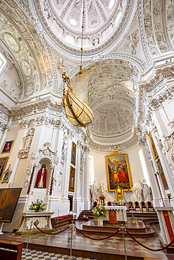 Interior of the Church of St. Peter and St. Paul, Vilnius, Lithuania, Northern Europe