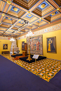 Renaissance Audience Hall, Palace of the Grand Dukes of Lithuania, Vilnius, Lithuania, Northern Europe