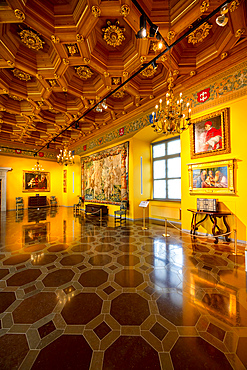 The 3rd Mannerist Antechamber, Palace of the Grand Dukes of Lithuania, Vilnius, Lithuania, Northern Europe