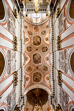 Interior of the Church of the Holy Spirit, Vilnius, Lithuania, Northern Europe