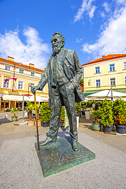 Monument of Jonas Basanavicius, Vilnius, Lithuania, Northern Europe
