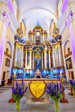 Interior of the Church St Casimir, Vilnius, Lithuania, Northern Europe