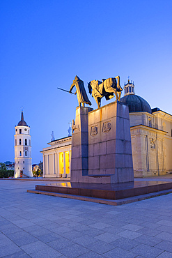 The Cathedral Basilica of St Stanislaus and St Ladislaus of Vilnius, Vilnius, Lithuania, Northern Europe