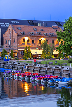 Restaurants in The Old Port Area of Klaipeda, Klaipeda, Lithuania, Northern Europe