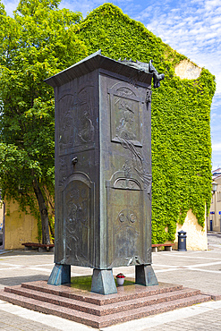 Bronze Sculpture Tower by Algirdas Bosas, Klaipeda, Lithuania, Northern Europe