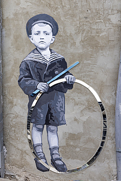The Yard Gallery, a Residential Courtyard Featuring Murals, Kaunas, Lithuania, Northern Europe