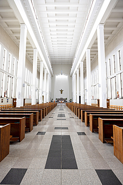 Interior of the Christ's Resurrection Church, Kaunas, Lithuania, Northern Europe