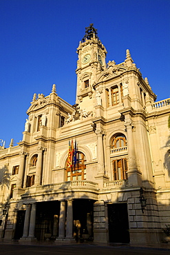 Town Hall, Plaza del Ayuntamiento, Valencia, Spain, Europe