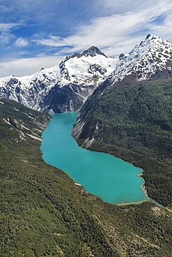 Laguna San Rafael National Park, aerial view, Aysen Region, Patagonia, Chile, South America