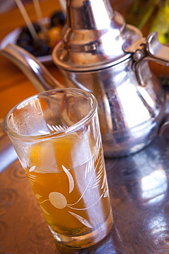 Mint tea, Marrakesh, Morocco, North Africa, Africa