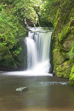 Geroldsau Waterfalll, Geroldsau part of the city of Baden Baden, Black Forest, Baden Wurttemberg, Germany, Europe