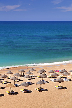 Praia do Castelo beach, Atlantic Ocean, Albufeira, Algarve, Portugal, Europe