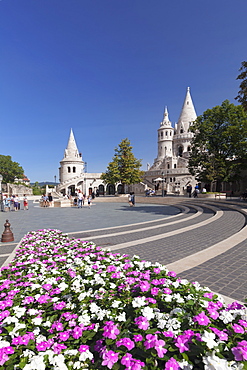 Fisherman's Bastion, Buda Castle Hill, Budapest, Hungary, Europe