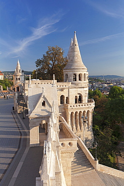 Fisherman's Bastion, Buda Castle Hill, Budapest, Hungary, Europe