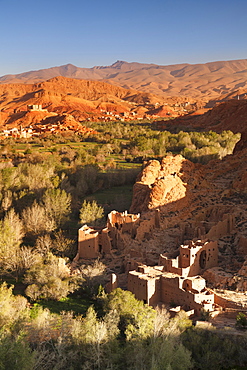 Kasbah ruin, Dades Valley, Atlas Mountains, Southern Morocco, Morocco, North Africa, Africa