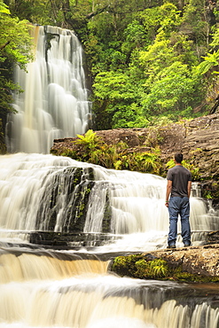 McLean Falls, McLean Falls Walk, The Catlins, Otago, South Island, New Zealand, Pacific