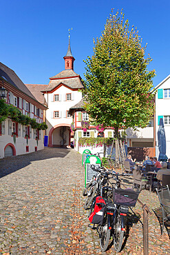 Town Gate, Burkheim am Kaiserstuhl, Breisgau, Black Forest, Baden-Wurttemberg, Germany, Europe