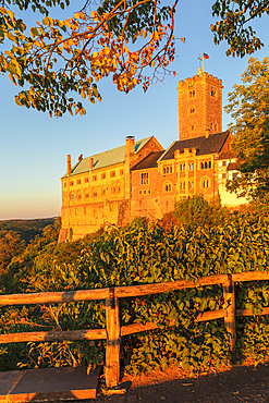 Wartburg Castle near Eisenach, Thuringian Forest, Thuringia, Germany