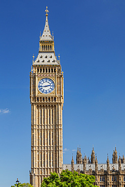 Houses of Parliament with Big Ben, London, England