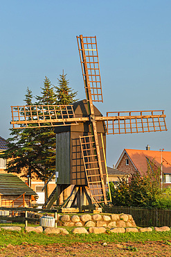 Post mill, Altensien, Ruegen Island, Baltic Sea, Mecklenburg-Western Pomerania, Germany