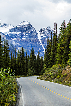 Road in mountain valley