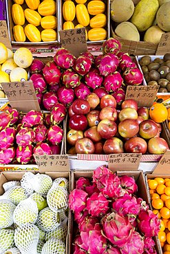 Tropical fruits at farmers market