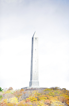 High Point Monument against overcast sky