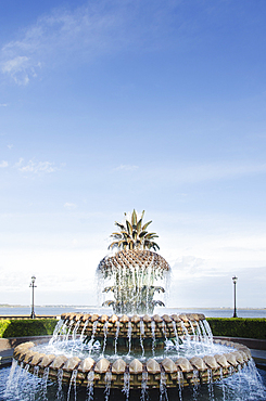 Iconic Pineapple Fountain at Waterfront Park
