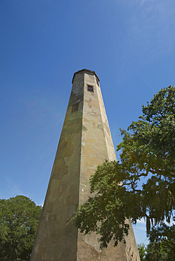 Lighthouse nicknamed "Old Baldy" on Bald Head Island, North Carolina