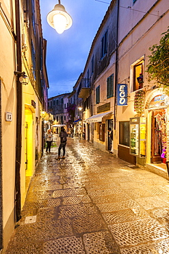 Shops in the old town, Capoliveri, Elba Island, Livorno Province, Tuscany, Italy, Europe