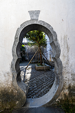 Gateway in Hongcun historical village, UNESCO World Heritage Site, Huangshan, Anhui, China, Asia